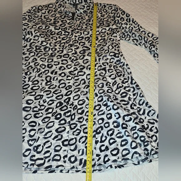 NWT NIC+ZOE  Shirt Jacket Dress Women's Size Medium - Picture 4 of 11